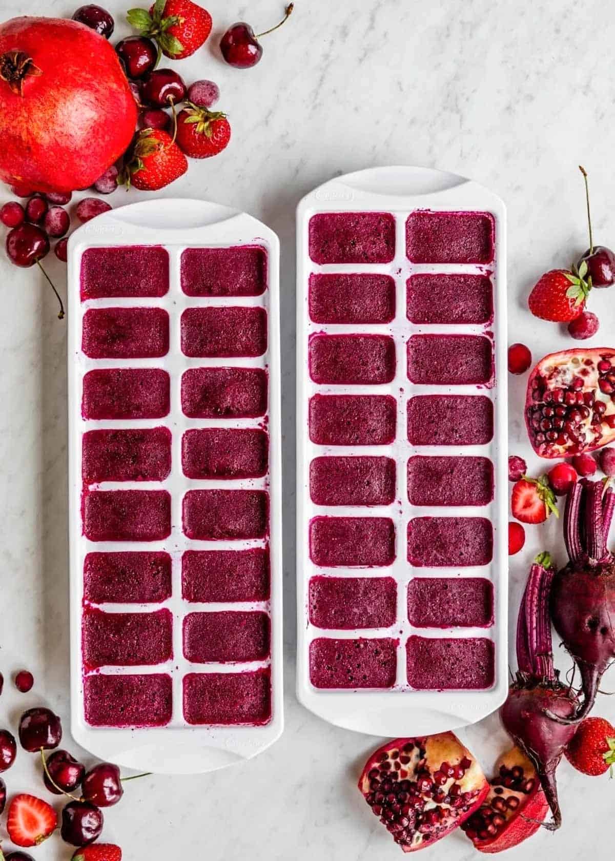 antioxidant food smoothie cubes