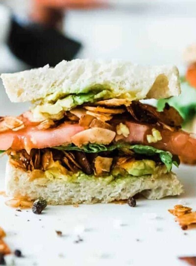 Coconut Bacon Vegan BLT