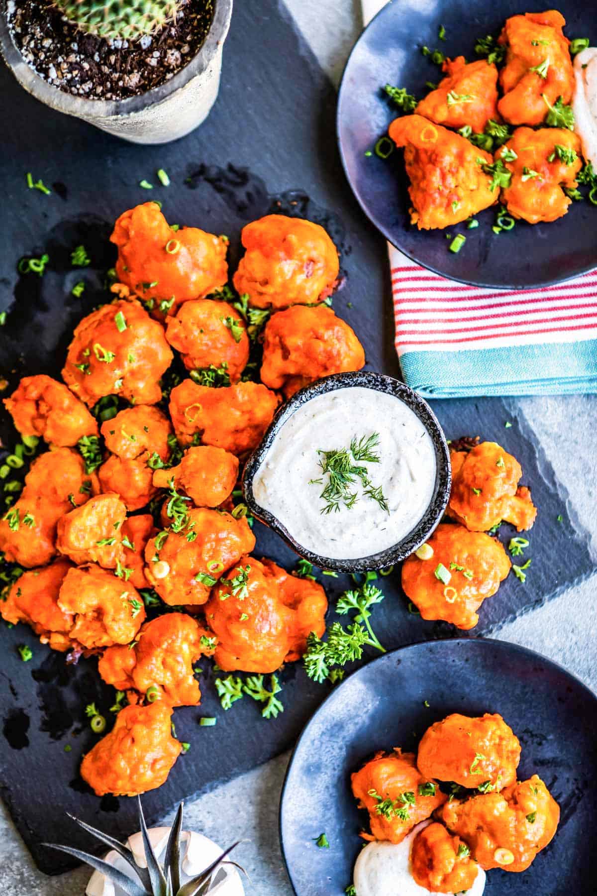 cauliflower buffalo wings