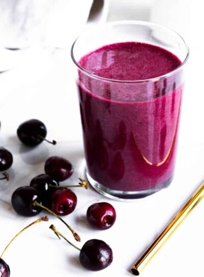 cherry collagen smoothie