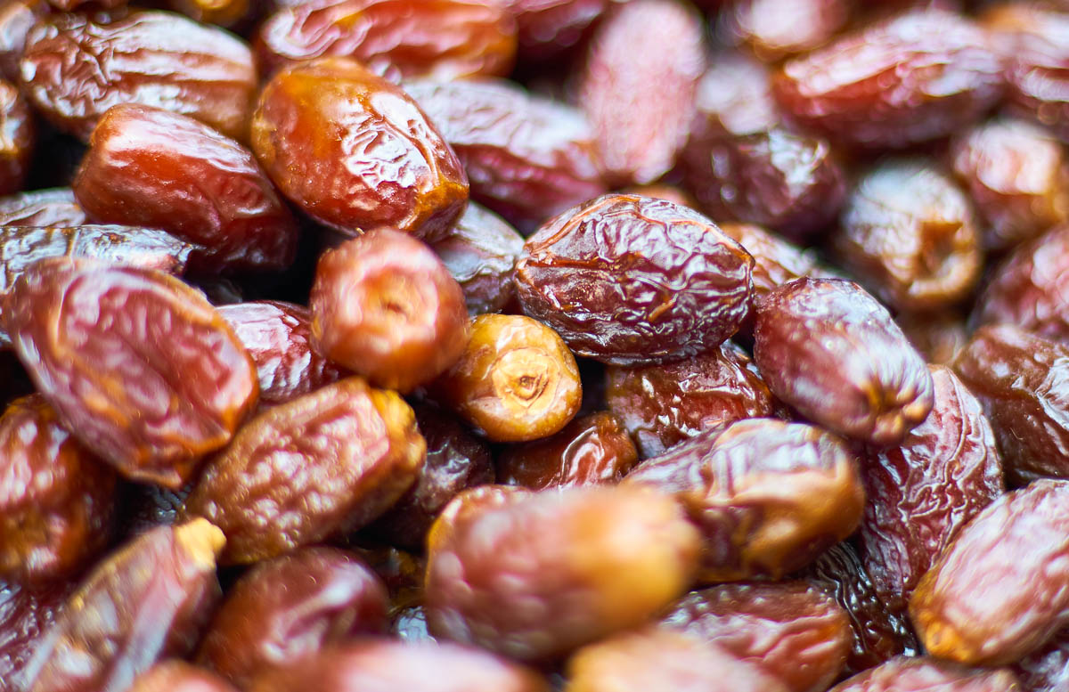 Dates to use in the caramel apple dip recipe.