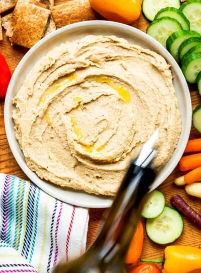 homemade hummus