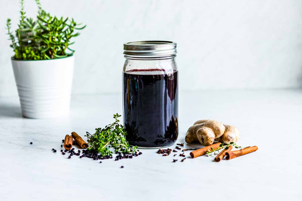 homemade elderberry syrup recipe