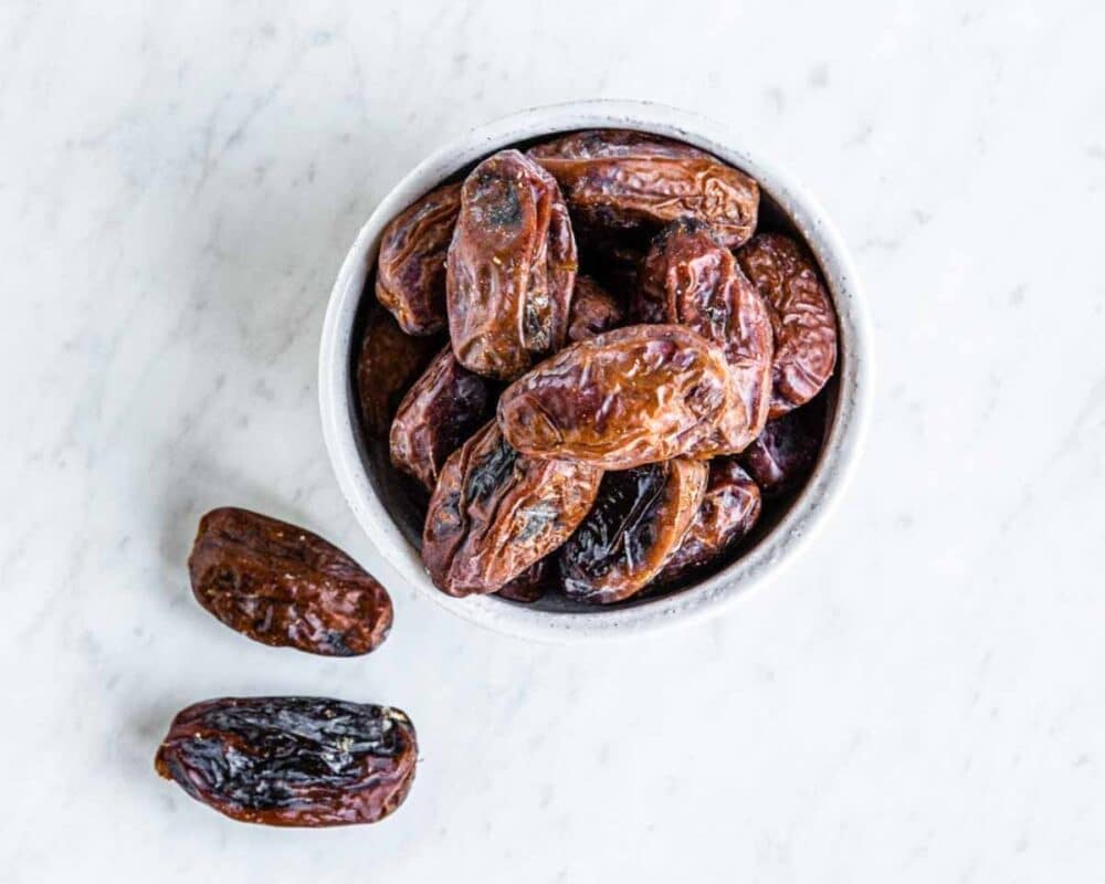 bowl full of medjool dates.