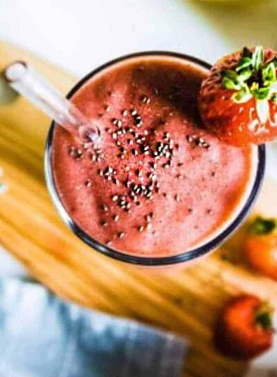 strawberry banana smoothie