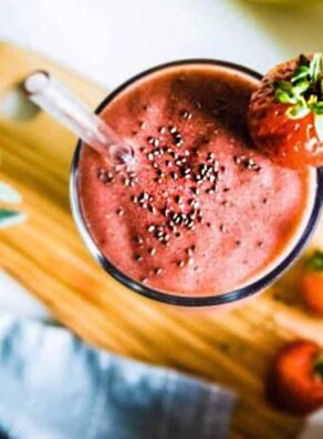 strawberry banana smoothie