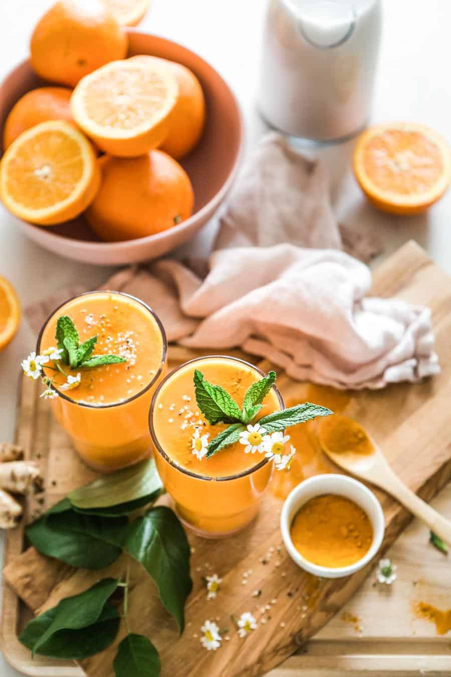 delicious honey smoothie