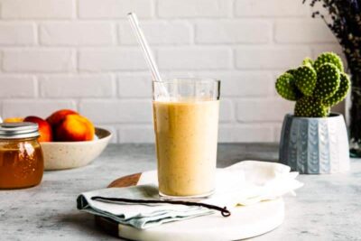 Fat burning smoothie recipe - vanilla yogurt smoothie.