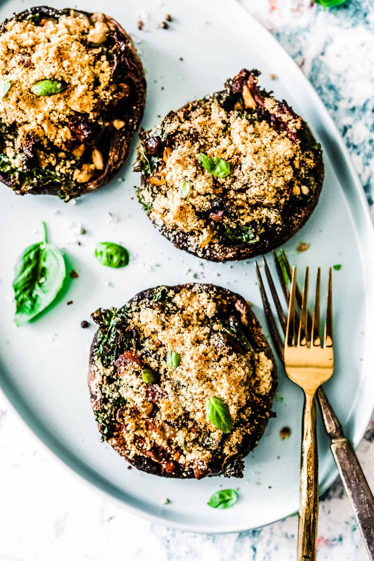 stuffed portobello mushrooms