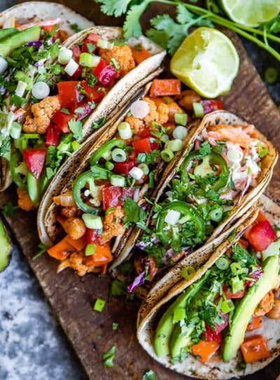 Vegan tacos with Austin vibe